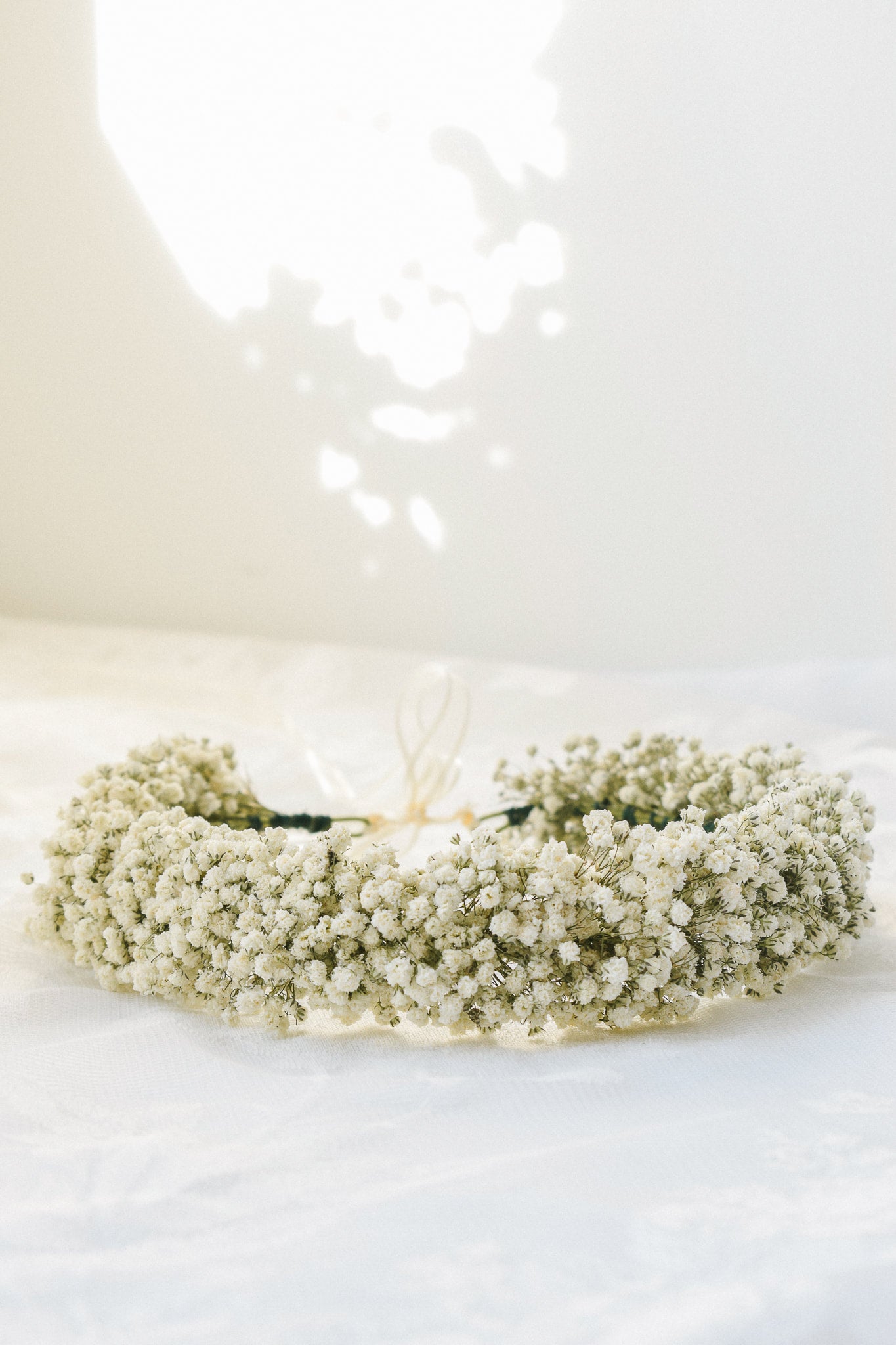 Baby's Breath Dried Flower Crown